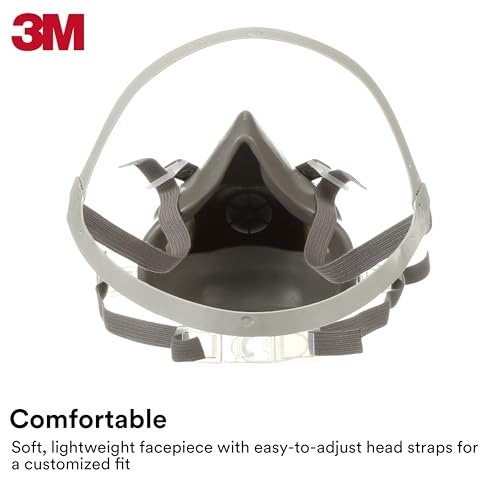 3M Half Facepiece Respirator 6200 for Diverse Tasks