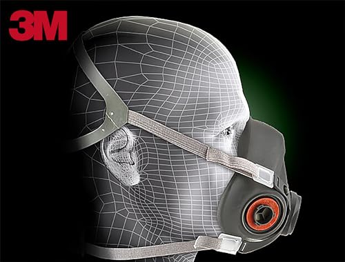 3M Half Facepiece Respirator 6200 for Diverse Tasks