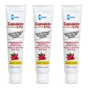 Capsaicin Pain Relief Cream – 3 Pack, Unscented