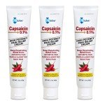 Capsaicin Pain Relief Cream – 3 Pack, Unscented