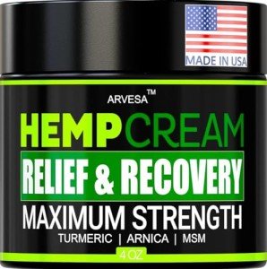 Hemp Pain Relief Cream with Turmeric & Arnica