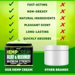 Hemp Pain Relief Cream with Turmeric & Arnica