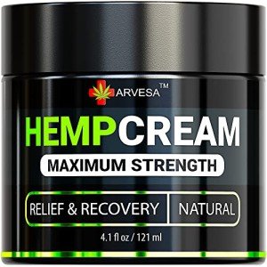 Natural Hemp Pain Relief Cream with Arnica & Turmeric