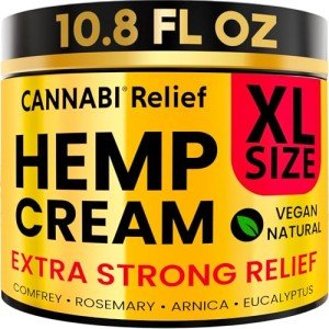 Maximum Strength Hemp Pain Relief Cream 10.8 oz