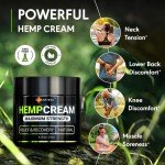 Natural Hemp Pain Relief Cream with Arnica & Turmeric