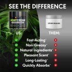 Natural Hemp Pain Relief Cream with Arnica & Turmeric