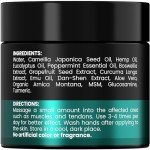 Maximum Strength Hemp Cream with Turmeric & MSM