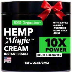Maximum Strength Hemp Cream with Menthol Relief