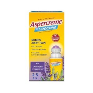 Lidocaine Pain Relief Roll-On Cream with Aloe