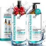 ArtNaturals Magnesium Oil & Lotion Set for Relief