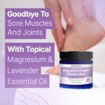 Lavender Magnesium Cream for Sleep and Muscle Relief