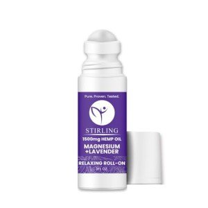 Lavender Roll-On Pain Cream with Hemp & Magnesium