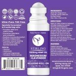 Lavender Roll-On Pain Cream with Hemp & Magnesium