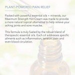 Max Strength Hot Cream for Muscle Pain Relief
