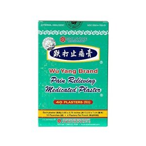 Wu Yang Pain Relieving Medicated Plasters - 40 Count