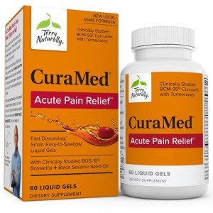 CuraMed Acute Pain Relief Liquid Gels - 60 Count