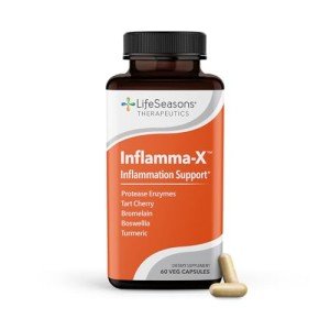LifeSeasons Inflamma-X Pain Relief Supplement - 60 Capsules
