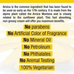 Soothing Arnica Cream for Pain Relief, 4 oz