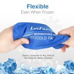 LotFancy Reusable Hot Cold Gel Packs for Pain Relief