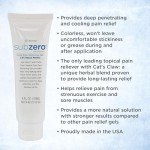 SUB ZERO Cooling Pain Relief Gel - 3 Pack