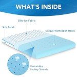 Cooling Gel Flat Pillow for Neck and Shoulder Pain