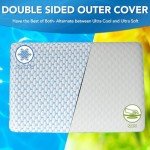 Cooling Gel Flat Pillow for Neck and Shoulder Pain