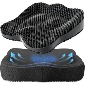 Cooling Gel Seat Cushion for Sciatica & Back Pain
