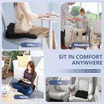 Cooling Gel Seat Cushion for Sciatica & Back Pain