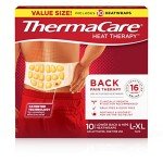 ThermaCare Adhesive HeatWraps for Pain Relief, 10 Count