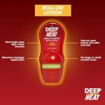 Deep Heat Muscle Massage Roll-On Lotion 50ml