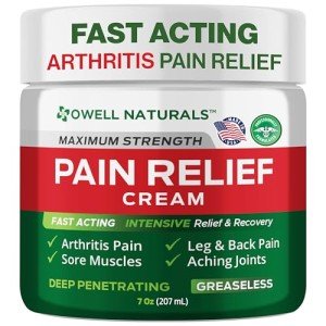 OWELL Naturals Maximum Strength Pain Relief Cream 7 oz