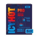 Icy Hot No-Mess Pain Relief Patches, 5 Count