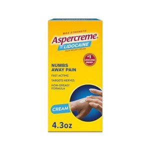 Max-Strength Lidocaine Pain Relief Cream with Aloe