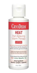CryoDerm Heat Lotion - 4 oz Pain Relief