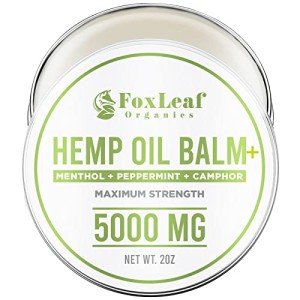 FOXLEAF Hemp Oil Balm for Pain Relief 2 OZ