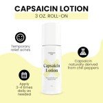 Capsaicin Pain Relief Roll-On Cream for Muscles