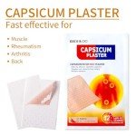 24 Capsicum Heat Plaster Pain Relief Patches