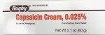 Rugby Capsaicin Pain Relief Cream, 2.1 Ounce