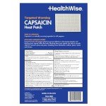 HealthWise Warming Capsaicin Heat Patches - 20 Count