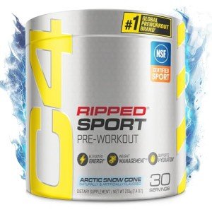 C4 Ripped Sport Pre Workout Powder - Arctic Snow Cone