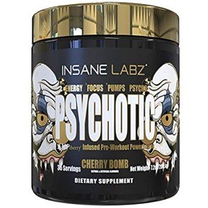 Insane Labz Psychotic Gold Pre Workout Powder - Cherry