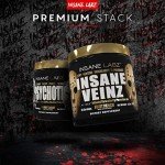 Insane Labz Psychotic Gold Pre Workout Powder - Cherry