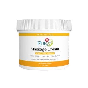 PURA Deep Tissue Massage Cream - Unscented, 4oz