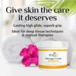 PURA Deep Tissue Massage Cream - Unscented, 4oz