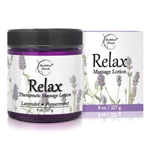 Natural Relaxing Massage Lotion with Lavender & Peppermint