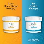 PURA Deep Tissue Massage Cream - Unscented, 4oz