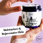 Natural Relaxing Massage Lotion with Lavender & Peppermint