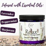 Natural Relaxing Massage Lotion with Lavender & Peppermint