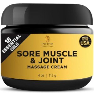 INFINA ESSENTIALS Sore Muscle Relief Cream - 4 oz