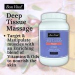 Bon Vital' Deep Tissue Massage Cream, 1 Gallon
